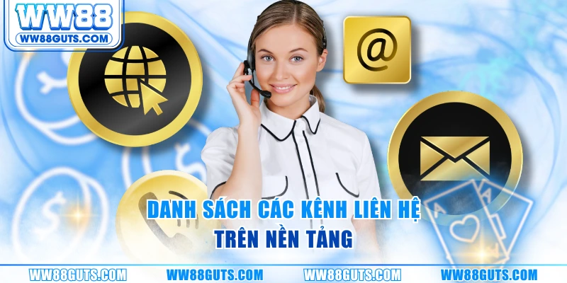 Liên Hệ WW88 - Hỗ Trợ Nhanh 24/7, Xử Lý Tức Thì Mọi Yêu Cầu 6 Danh sách các kênh liên hệ trên nền tảng